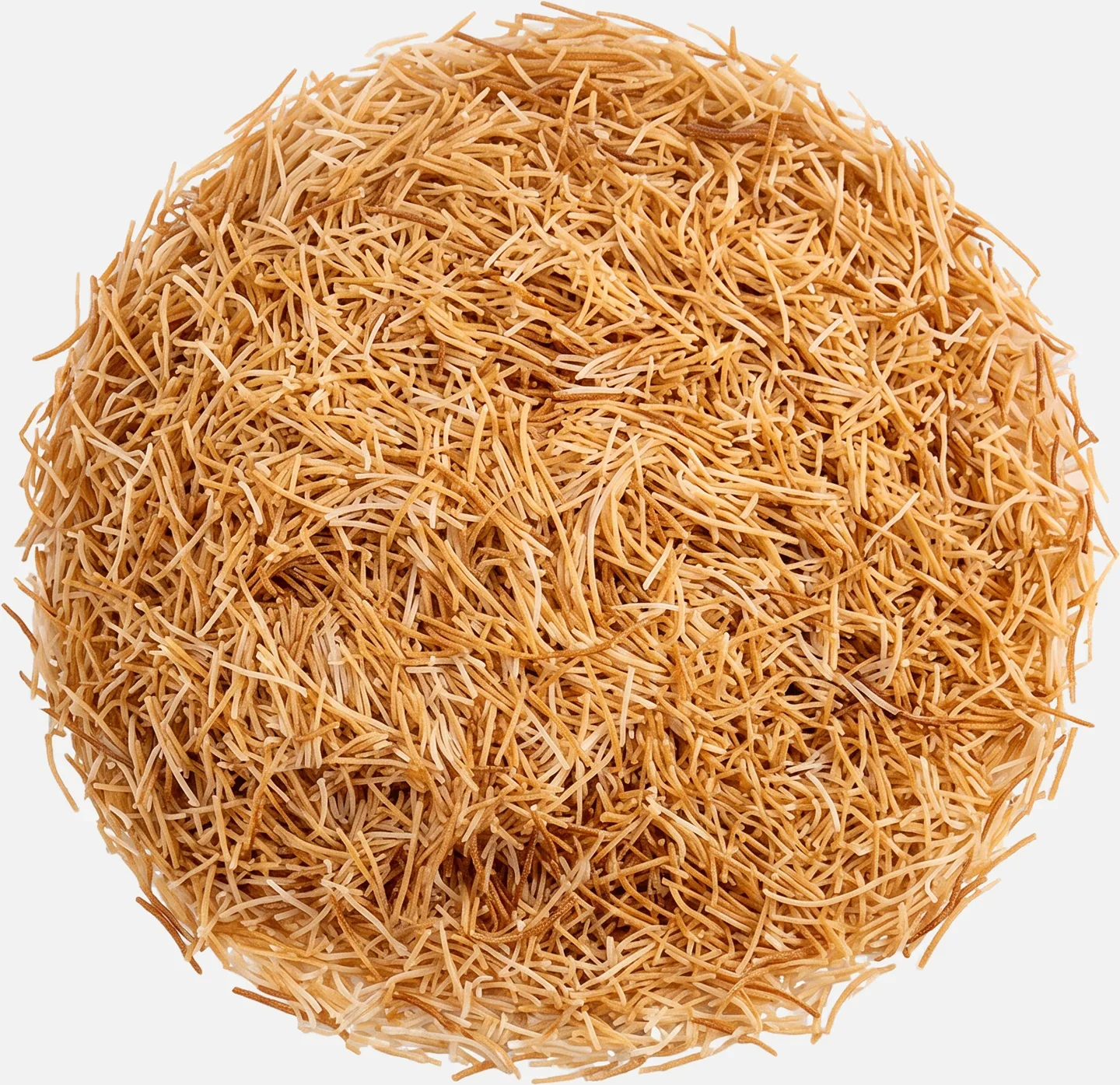 wholesale-kadayif-view-top Roasted shredded kadayif seen from above