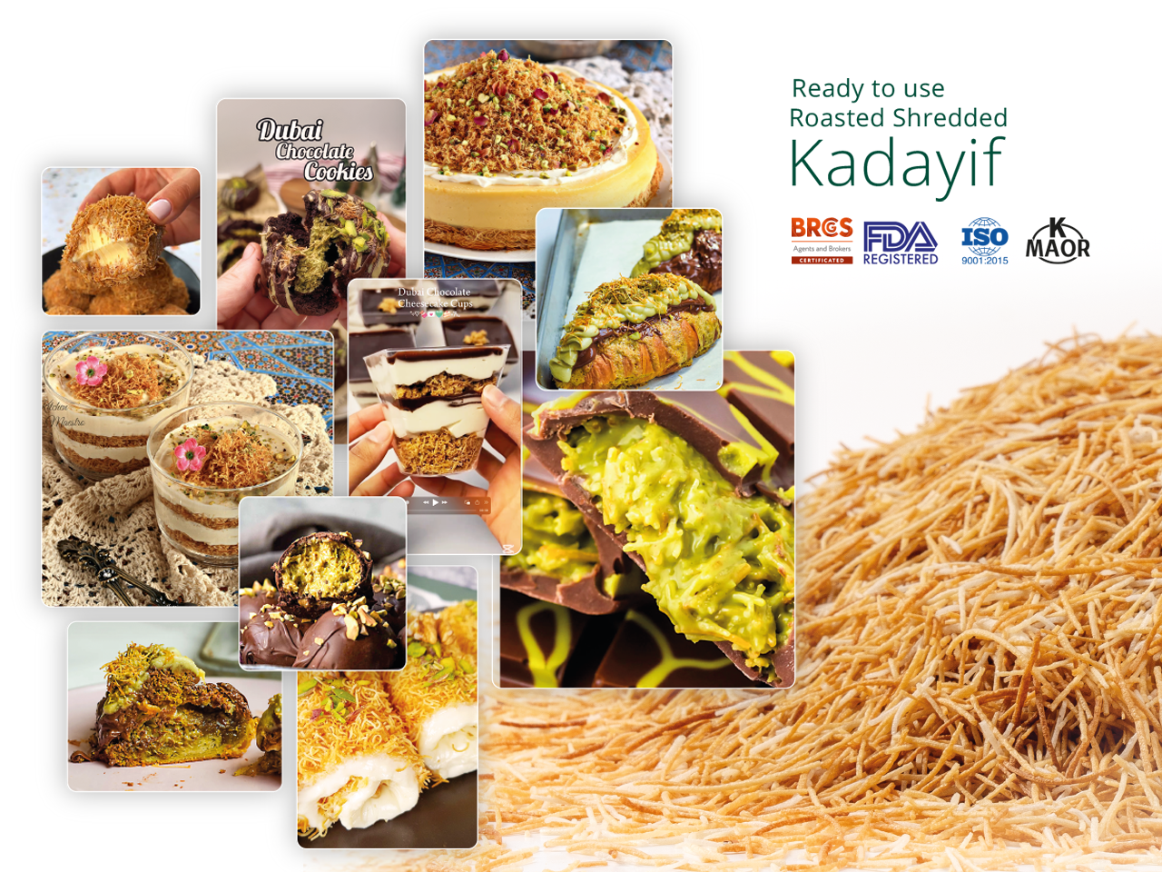 kadayif for dessert innovation